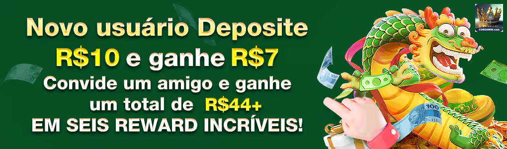 coroawin — faixa usada para reforçar confiança, com ênfase em benefício imediato, pensado para reforçar a presença da